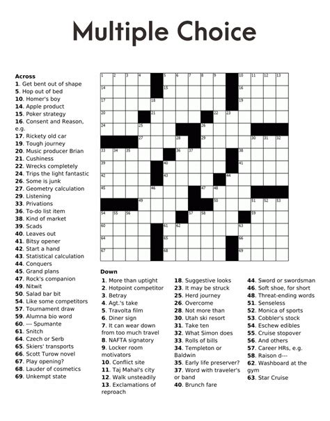 free crossword puzzles online.
